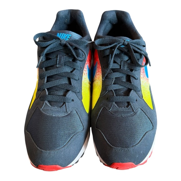 Nike Kids' Navy and Neon Sneakers - Picture 2 of 6